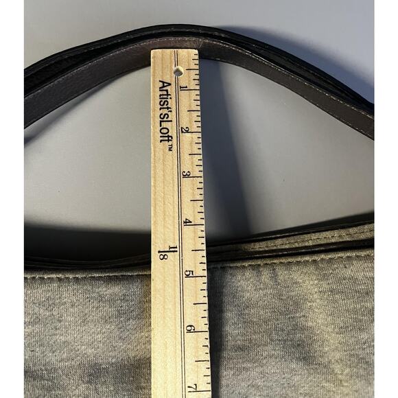 Juicy Couture Y2K Shoulder Bag Womens Gray Hobo Iridescent Trim Velvet Logo - Picture 14 of 14